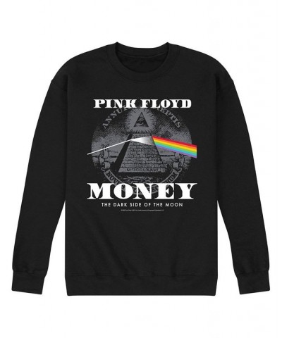 Men's Pink Floyd Money Fleece T-shirt Black $28.59 T-Shirts