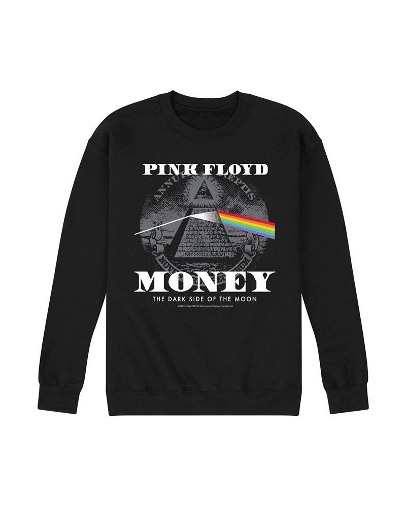 Men's Pink Floyd Money Fleece T-shirt Black $28.59 T-Shirts