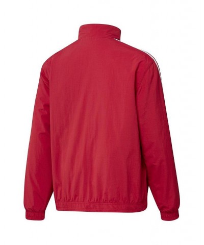 Men's Red and White FC Dallas 2023 On-Field Anthem Full-Zip Reversible Team Jacket $44.40 Jackets