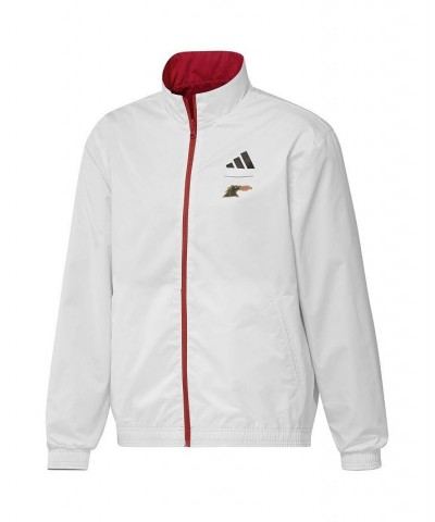 Men's Red and White FC Dallas 2023 On-Field Anthem Full-Zip Reversible Team Jacket $44.40 Jackets