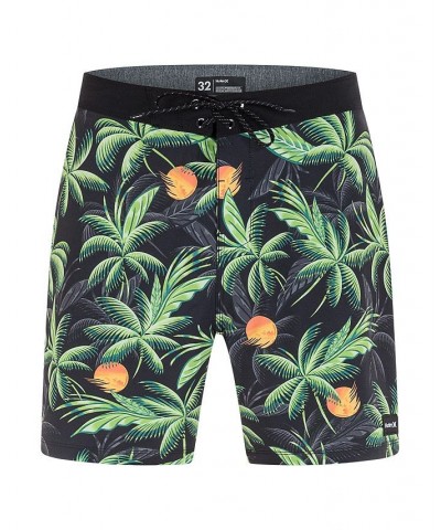 Men's Big and Tall Phantom Classic Boardshorts Black $40.50 Swimsuits