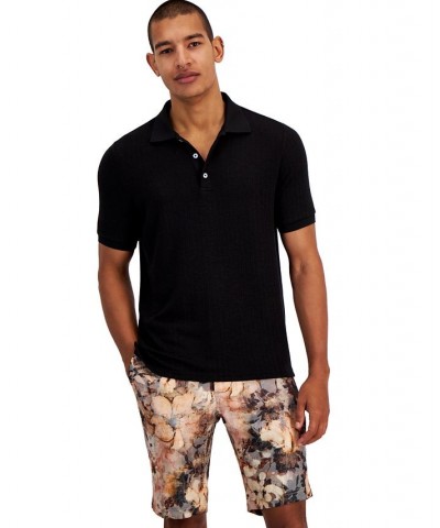 Men's Dorien Slim-Fit Solid Polo Shirt Black $51.30 Polo Shirts