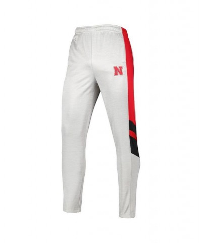 Men's Heathered Gray and Scarlet Nebraska Huskers Bushwood Pants $24.20 Pants