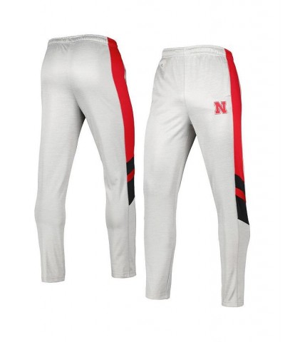 Men's Heathered Gray and Scarlet Nebraska Huskers Bushwood Pants $24.20 Pants