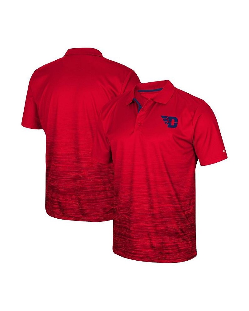 Men's Red Dayton Flyers Marshall Polo Shirt $20.40 Polo Shirts