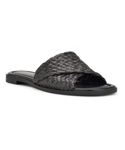 Women's Havah Slip-On Casual Flat Slide Sandals PD01 $36.49 Shoes