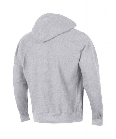 Men's Heathered Gray Iowa Hawkeyes Vault Logo Reverse Weave Pullover Hoodie $49.39 Sweatshirt