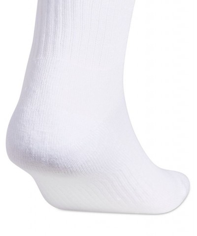 Men's Cushioned Crew Extended Size Socks, 6-Pack White $9.46 Socks