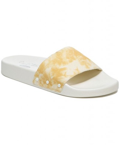 Women's Pisces Slides Yellow $31.80 Shoes