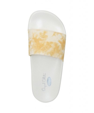 Women's Pisces Slides Yellow $31.80 Shoes