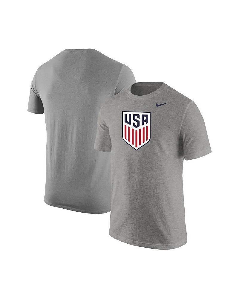 Men's Heather Gray USMNT Soccer Core T-shirt $16.40 T-Shirts