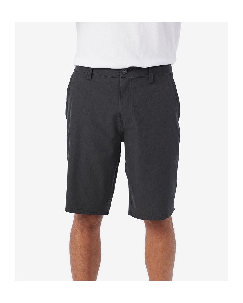 Men's Reserve Heather 21" Hybrid Shorts Black $34.45 Shorts