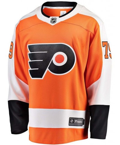 Men's Branded Carter Hart Orange Philadelphia Flyers Home Premier Breakaway Player Jersey $57.81 Jersey