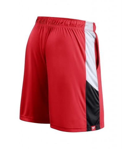 Men's Branded Red Chicago Bulls Champion Rush Colorblock Performance Shorts $26.54 Shorts