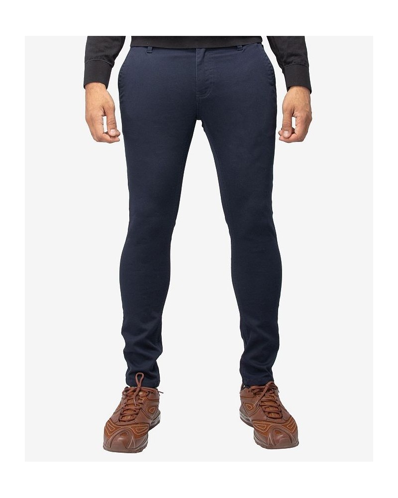 Men's Slim Fit Commuter Chino Pants Blue $30.45 Pants