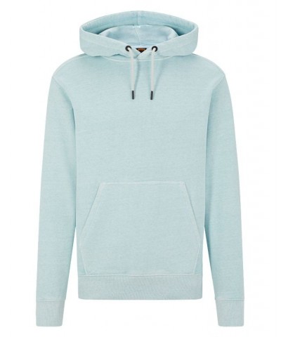 BOSS Men's Cotton-Blend Relaxed-Fit Hoodie with Embroidered Logo Blue $88.36 Sweatshirt