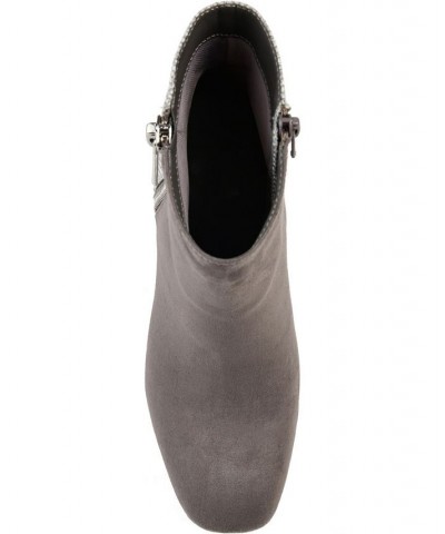 Women's Sarah Two-Tone Bootie Gray $34.10 Shoes