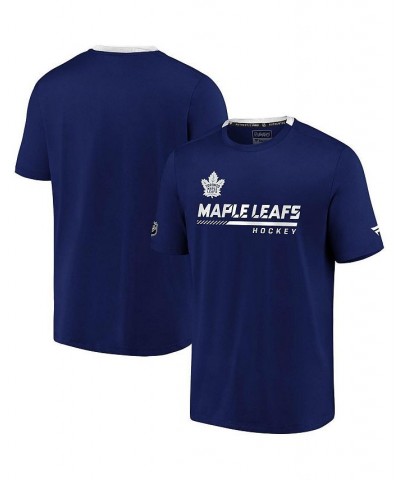 Men's Branded Blue Toronto Maple Leafs Authentic Pro Locker Room Performance T-shirt $27.00 T-Shirts