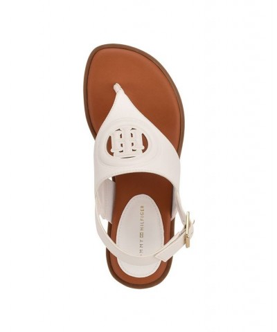 Women's Olaya Low Heeled Sandals White $47.17 Shoes