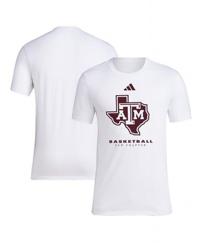 Men's White Texas A&M Aggies On Court Fresh T-shirt $18.62 T-Shirts