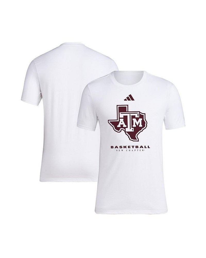 Men's White Texas A&M Aggies On Court Fresh T-shirt $18.62 T-Shirts