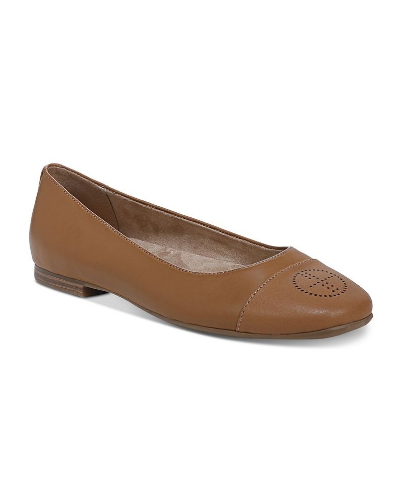 Aerinn Slip-On Ballet Flats Brown $42.96 Shoes