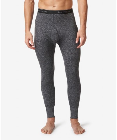 Men's 2 Layer Merino Wool Blend Long Underwear Gray $24.51 Underwear