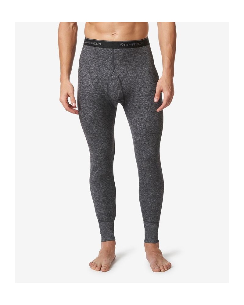 Men's 2 Layer Merino Wool Blend Long Underwear Gray $24.51 Underwear