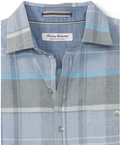 Men's Coastline Cord Yosemite Check Shirt Blue $47.33 Shirts