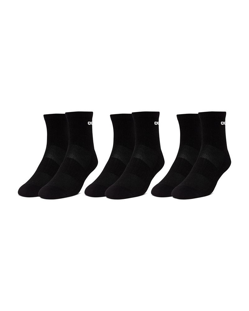 Men's Bowo Cushioned Ankle Socks - 3pk. Black $11.04 Socks