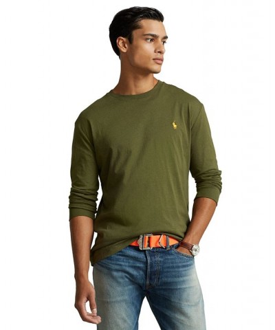 Men's Classic-Fit Polo Pony Jersey T-Shirt Green $34.00 T-Shirts