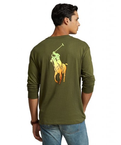 Men's Classic-Fit Polo Pony Jersey T-Shirt Green $34.00 T-Shirts