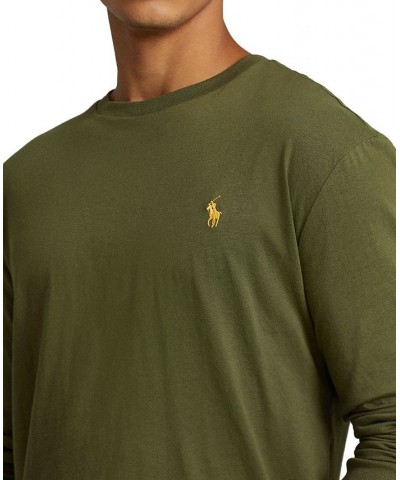 Men's Classic-Fit Polo Pony Jersey T-Shirt Green $34.00 T-Shirts