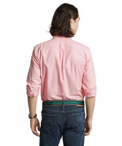 Men's Signature Oxford Shirt, Regular and Big & Tall Pink $40.50 Dress Shirts