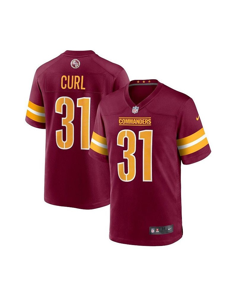 Men's Kamren Curl Burgundy Washington Commanders Game Jersey $39.59 Jersey