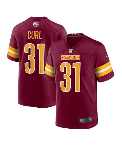 Men's Kamren Curl Burgundy Washington Commanders Game Jersey $39.59 Jersey