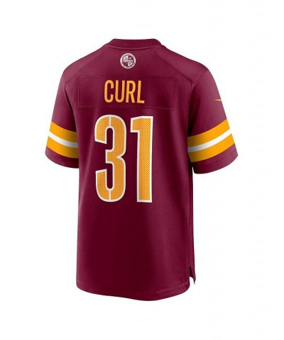 Men's Kamren Curl Burgundy Washington Commanders Game Jersey $39.59 Jersey