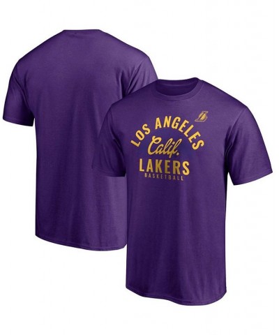 Men's Purple Los Angeles Lakers Post Up Hometown Collection T-shirt $14.26 T-Shirts