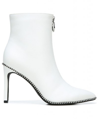 Women's Briget Front-Zip Booties White $21.12 Shoes