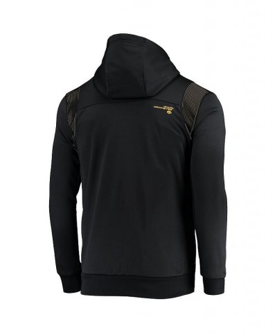 Men's Black Iowa Hawkeyes 2021 Sideline Performance Full-Zip Hoodie $42.34 Sweatshirt