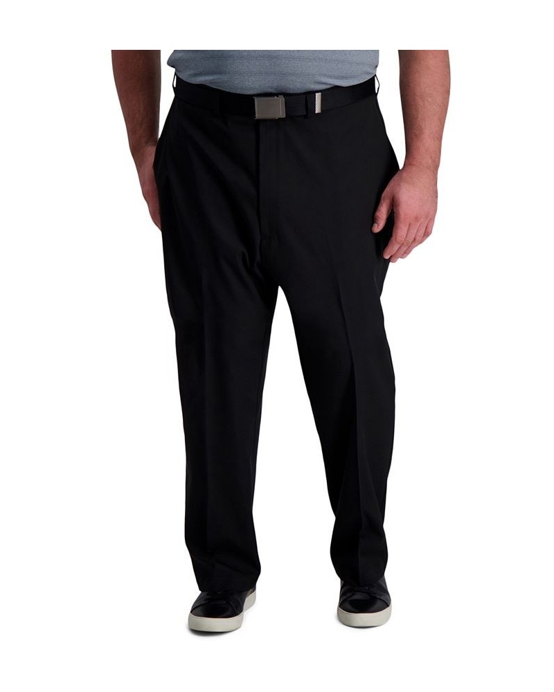 Big & Tall Cool Right Performance Flex Classic Fit Flat Front Pant Black $28.59 Pants