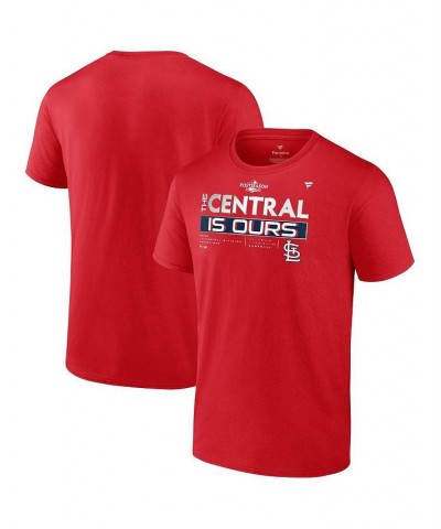 Men's Branded Red St. Louis Cardinals 2022 NL Central Division Champions Big and Tall T-shirt $35.39 T-Shirts