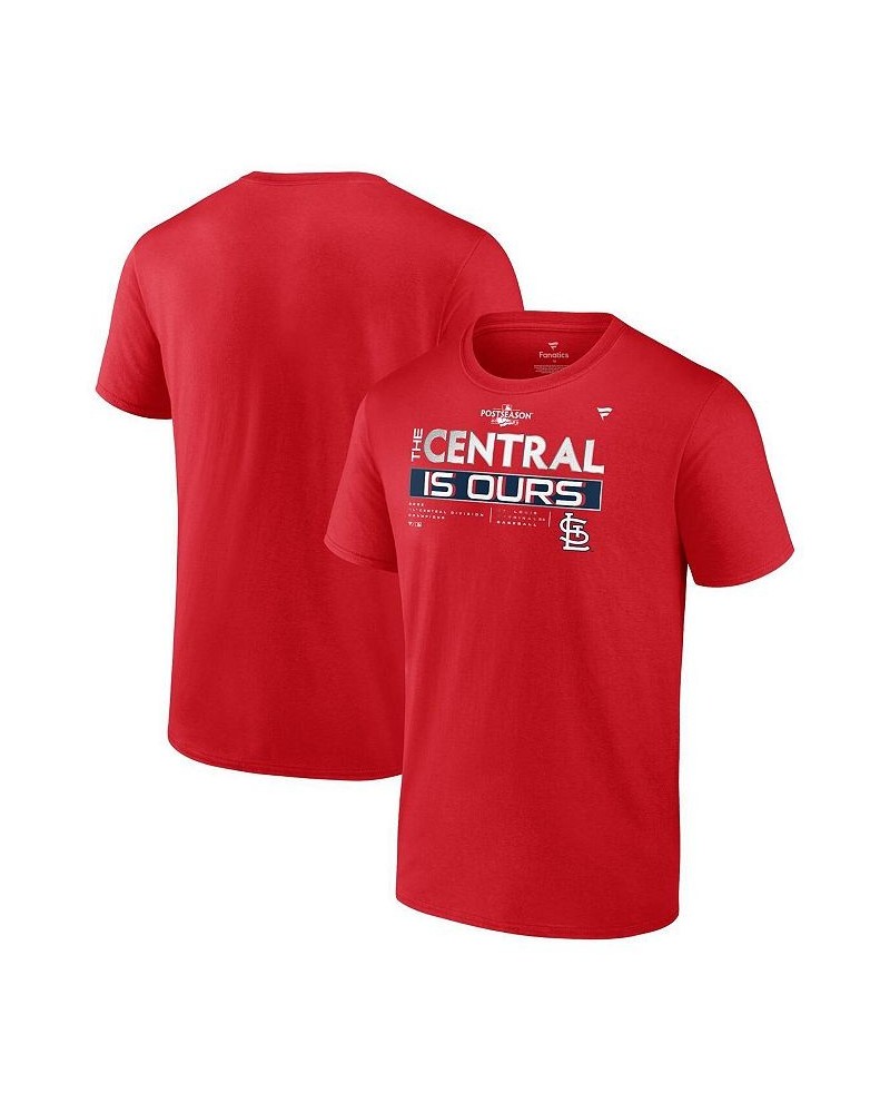 Men's Branded Red St. Louis Cardinals 2022 NL Central Division Champions Big and Tall T-shirt $35.39 T-Shirts