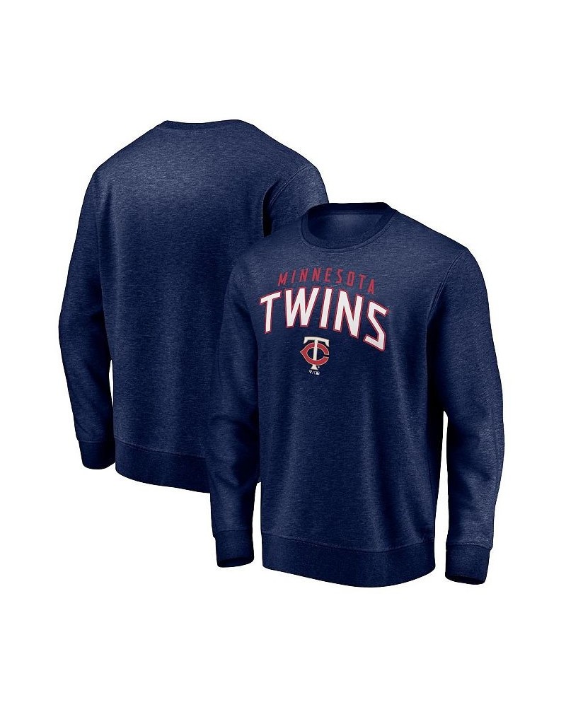 Men's Branded Navy Minnesota Twins Gametime Arch Pullover Sweatshirt $28.70 Sweatshirt