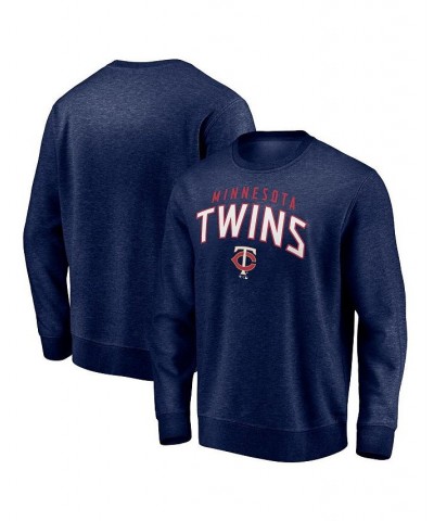 Men's Branded Navy Minnesota Twins Gametime Arch Pullover Sweatshirt $28.70 Sweatshirt