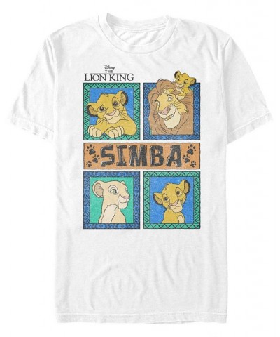 Men's Simbafied Short Sleeve Crew T-shirt White $15.40 T-Shirts