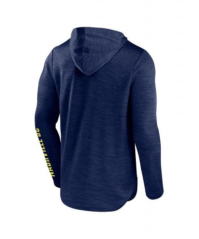 Men's Branded Navy Nashville SC First Period Space-Dye Pullover Hoodie $27.30 Sweatshirt