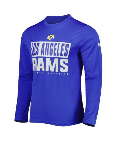 Men's Royal Los Angeles Rams Combine Authentic Offsides Long Sleeve T-shirt $28.31 T-Shirts