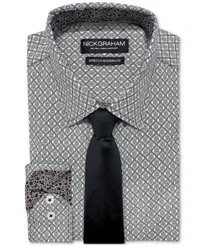 Men's Modern-Fit Dress Shirt & Tie Set Black $23.09 Dress Shirts