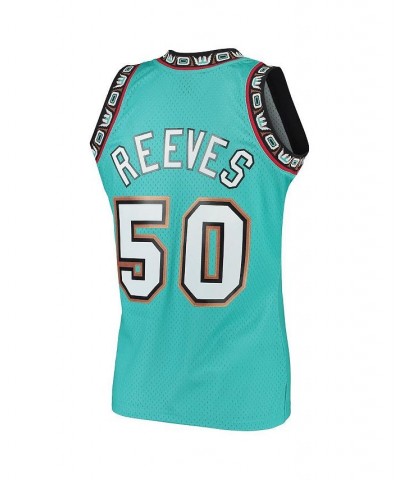 Men's Bryant Reeves Turquoise Vancouver Grizzlies Hardwood Classics 1995-96 Swingman Jersey $65.25 Jersey